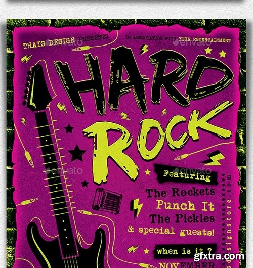 GraphicRiver - Hard Rock Flyer Template V2 15624048