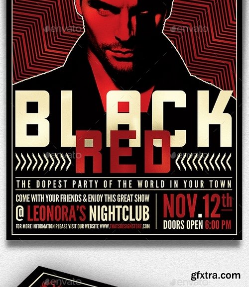 GraphicRiver - Black and Red Flyer Template V3 16705144