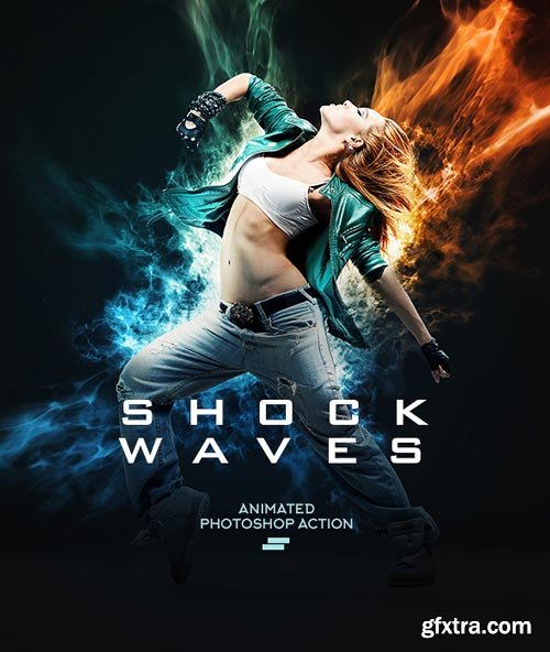 GraphicRiver - Gif Animated Shockwave Photoshop Action - 19431534