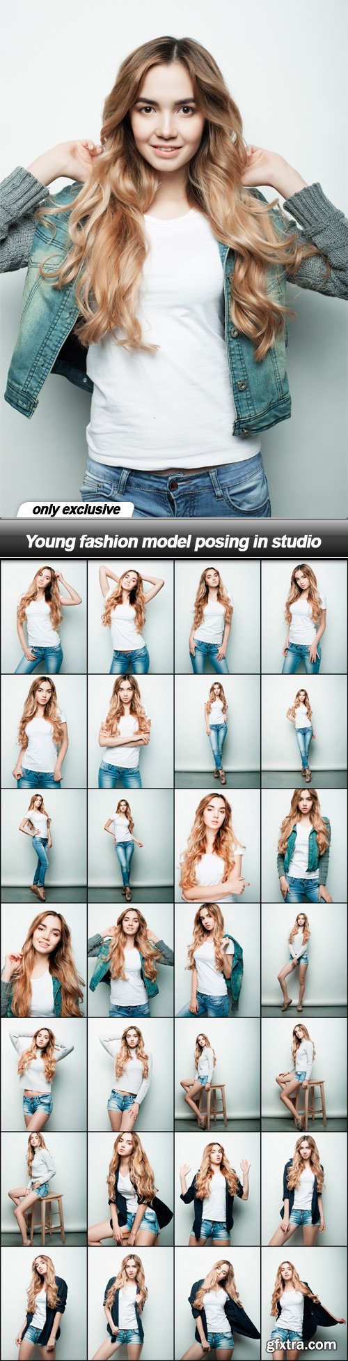 Young fashion model posing in studio - 29 UHQ JPEG