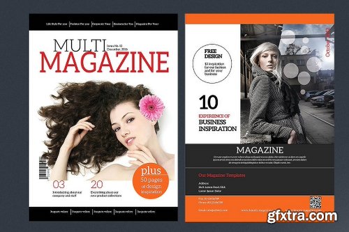 CreativeMarket Magazine Bundle_13 Template 1239856