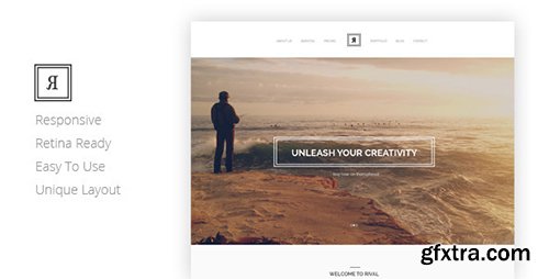 ThemeForest - RIVAL v1.0 - Creative One Page Template - 7586143