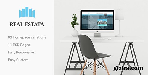 ThemeForest - REAL ESTATA v1.0 - Real Estate PSD Theme - 14985762