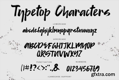 CreativeMarket Typetop Font 1205574