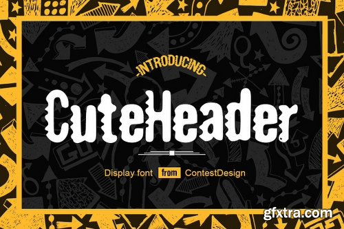 CreativeMarket Cute Header Display Font 1203397