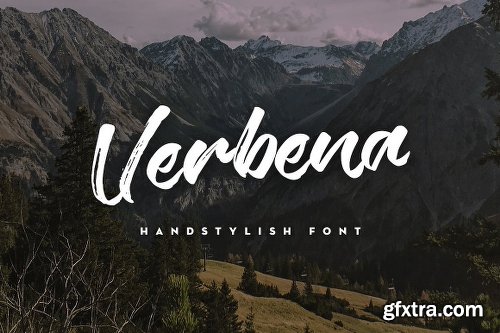 CreativeMarket Verbena Handstylish Font 1203938