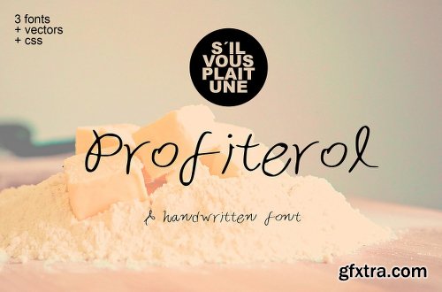 CreativeMarket Profiterol Handwritten Font 1231492