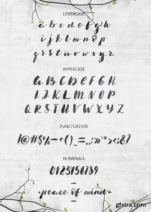 CreativeMarket Luuna Emotional Brush Font 1203511