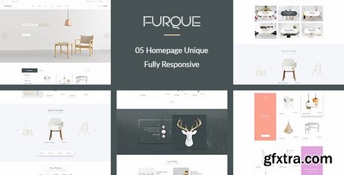 ThemeForest - FURQUE - Creative Multiconcept Furniture Store PSD Template 16101804