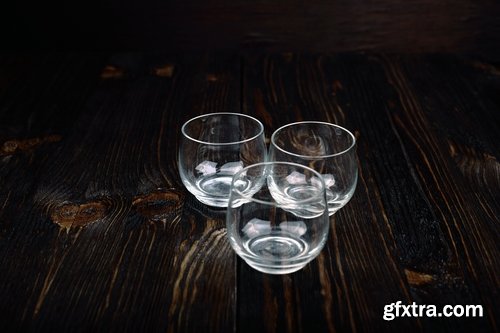 Collection of crystal dishes drink a glass a bowl 25 HQ Jpeg