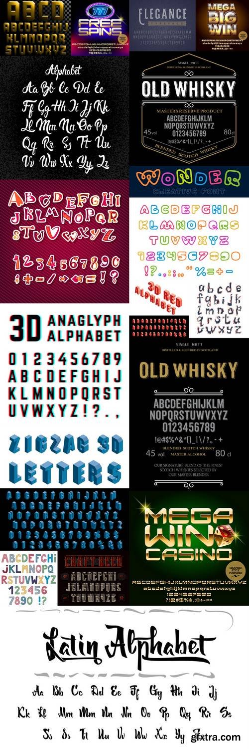 Alphabet Vector Font 9