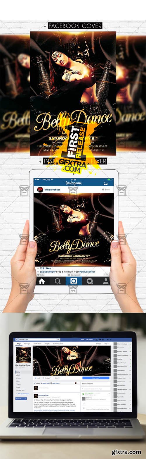 Belly Dance Party - Premium Flyer Template