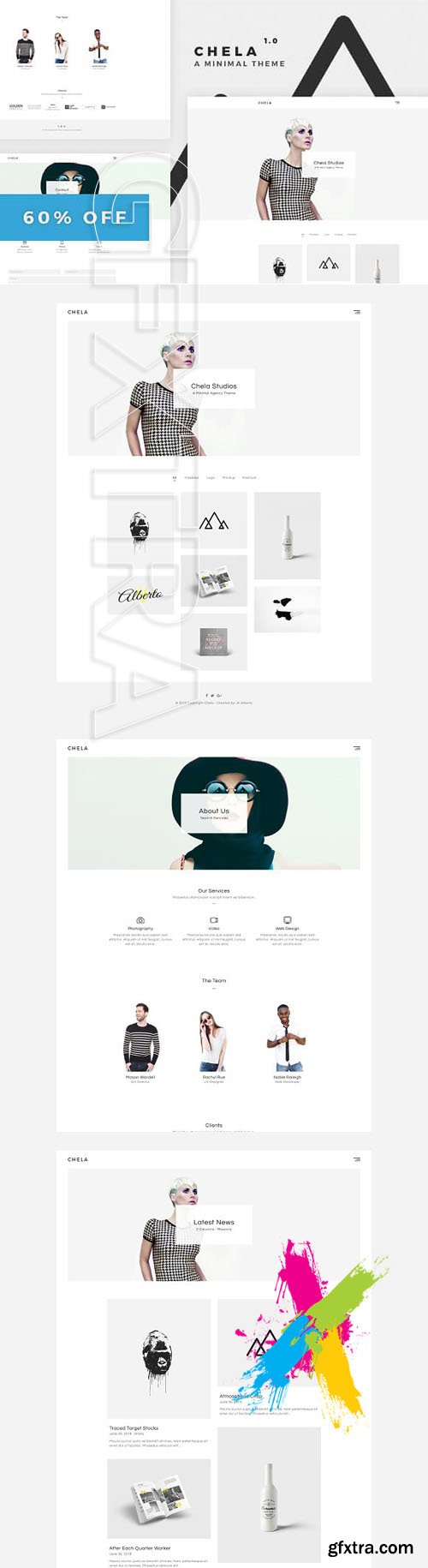 Creativemarket - Chela - A Minimal Agency Theme 1208695