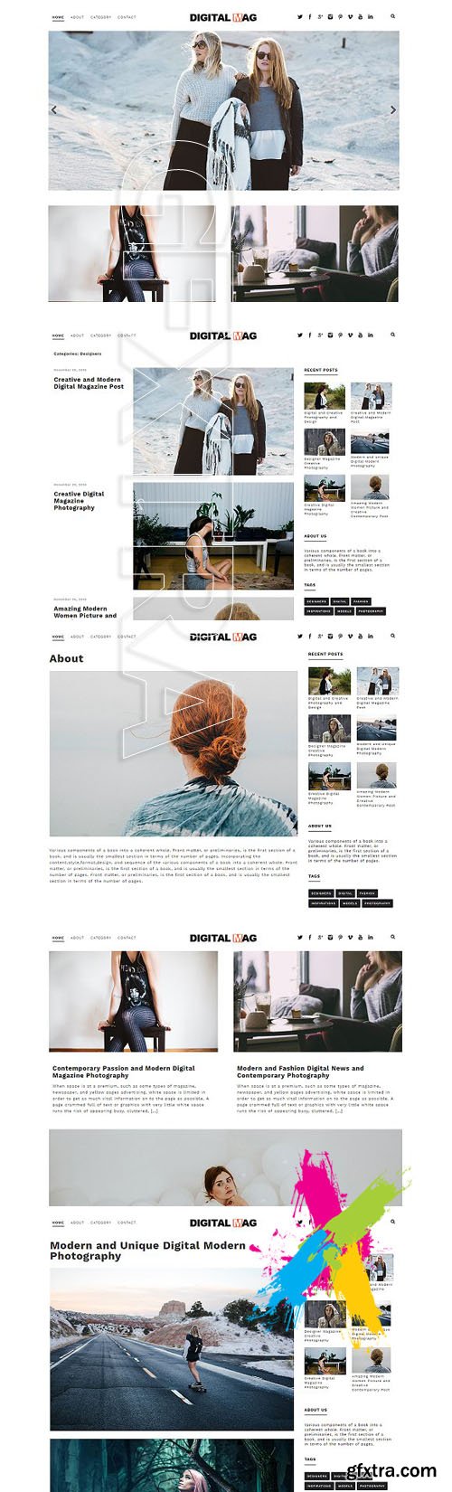 Creativemarket - Digital Mag and Blog Theme 1217337