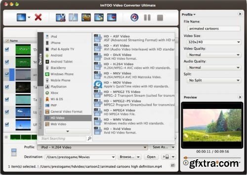 ImTOO Video Converter Ultimate 7.8.19 build 20161019 (Mac OS X)