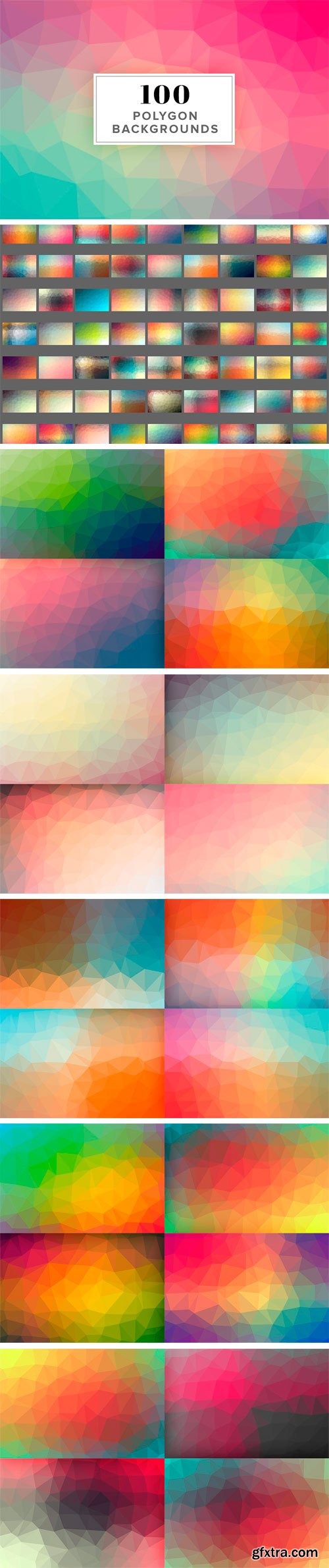 CM 1237448 - 100 Polygon Background Images