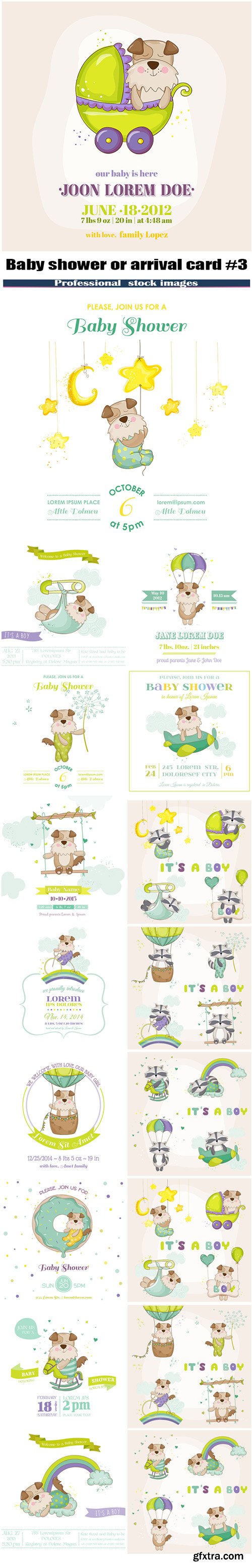 Baby shower or arrival card#3