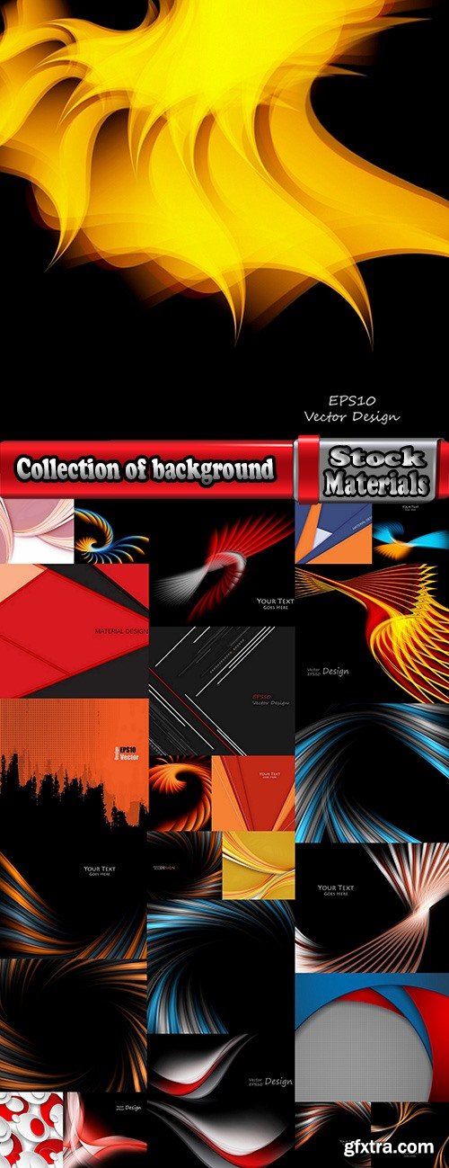 Collection of background is design website template sample wallpaper 3-25 EPS