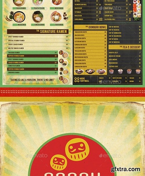 GraphicRiver - Japanese Bistro Menu Card 10707792