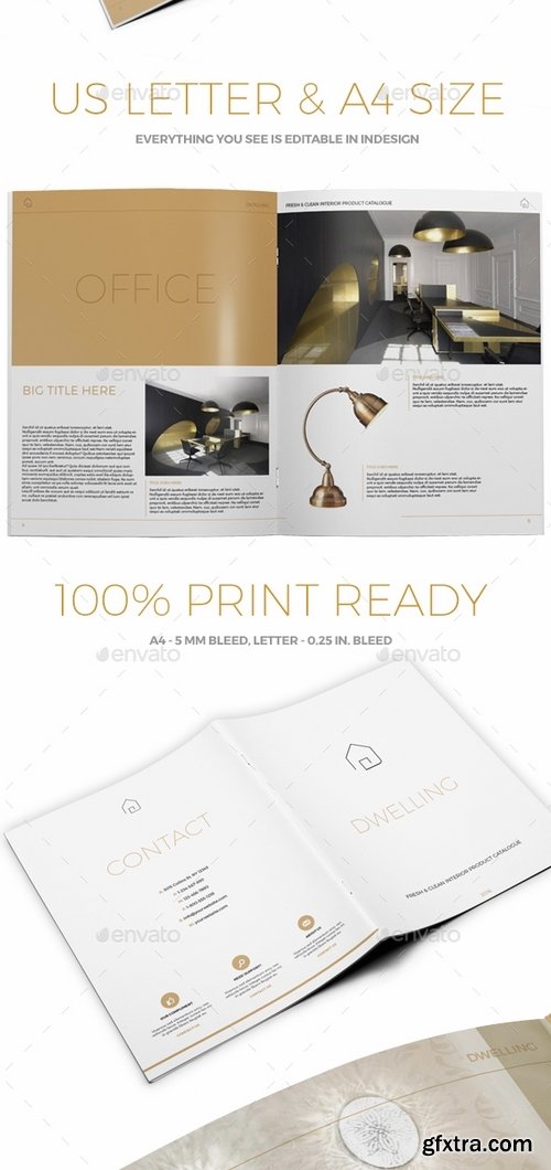 GraphicRiver - Dwelling - Clean Interior Catalogue 13672478