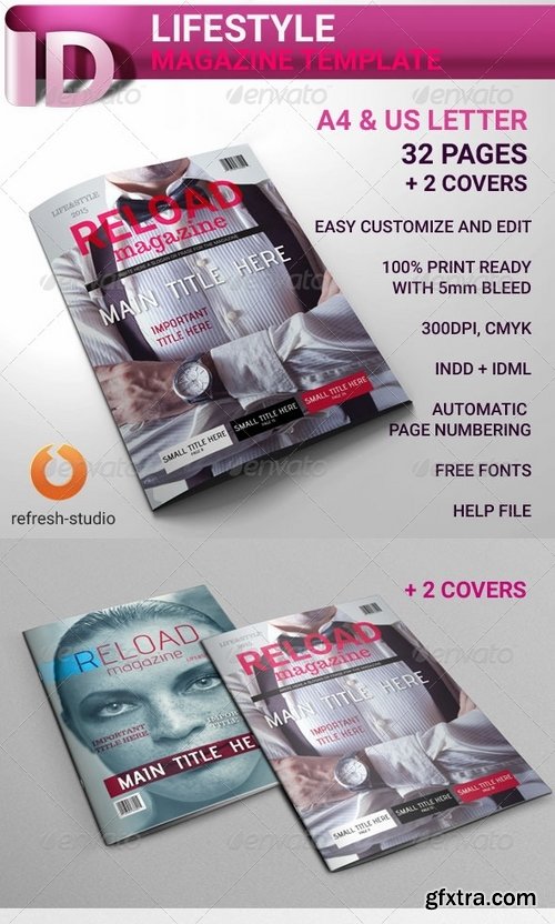 GraphicRiver - Lifestyle Magazine A4US 32 Pages 8636937