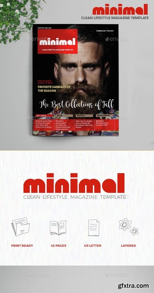 GraphicRiver - Minimal - Lifestyle Magazine 15392694