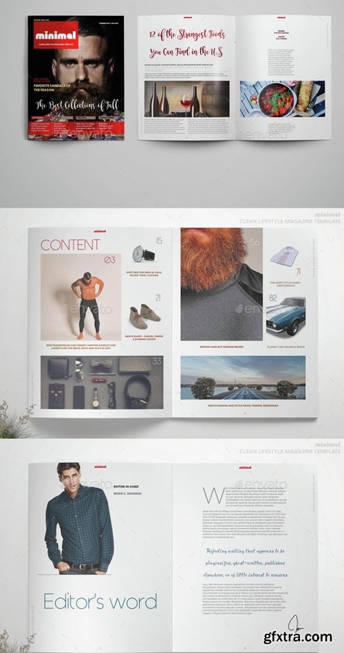 GraphicRiver - Minimal - Lifestyle Magazine 15392694