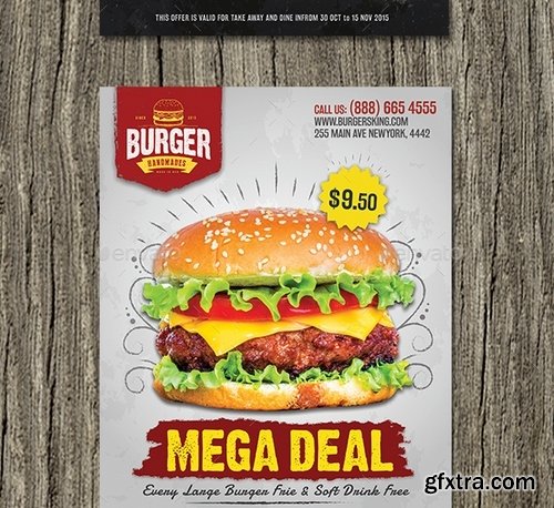 GraphicRiver - Food Promotional Flyer 19259585