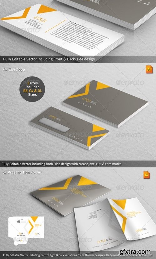 GraphicRiver - Exa Business Identity Print Pack 4605124