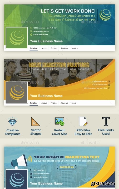 GraphicRiver - Business Facebook Cover 16382918