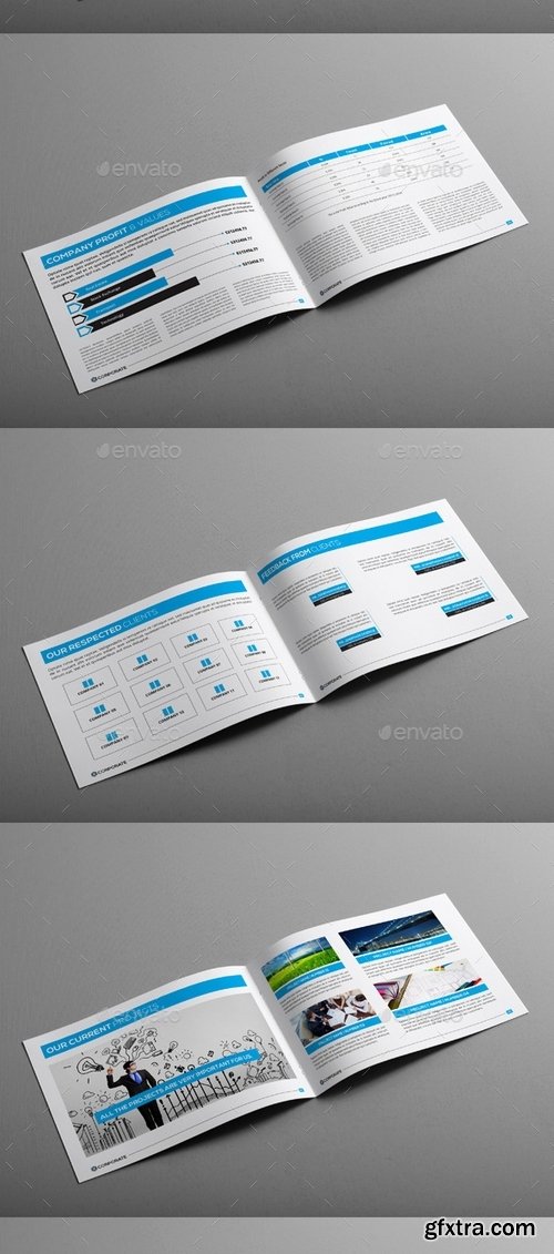 GraphicRiver - Corporate Business Brochure 03 (Landscape) 9241166