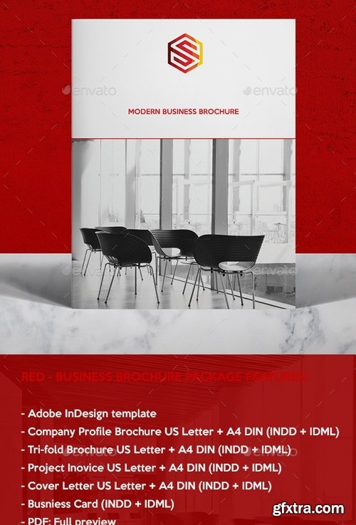 GraphicRiver - Red - Business Brochure 18513120