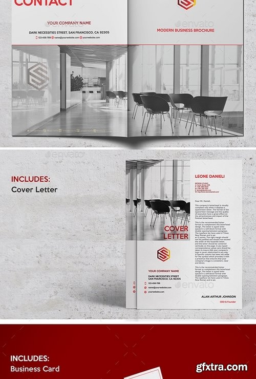 GraphicRiver - Red - Business Brochure 18513120