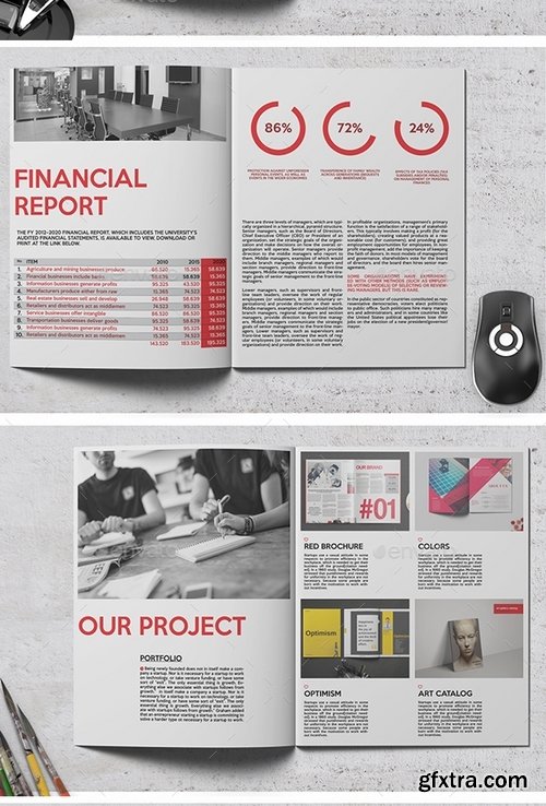 GraphicRiver - Red - Business Brochure 18513120