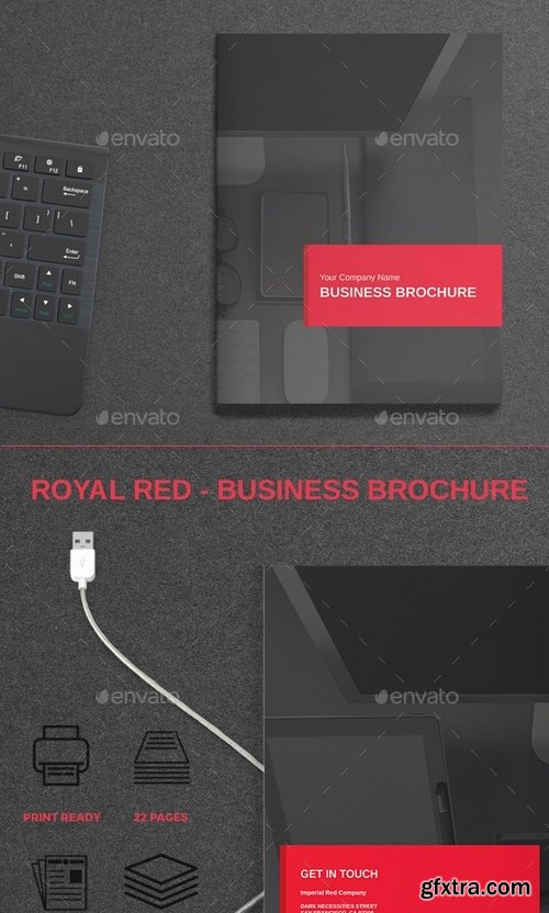 GraphicRiver - Royal Red Brochure 17509203