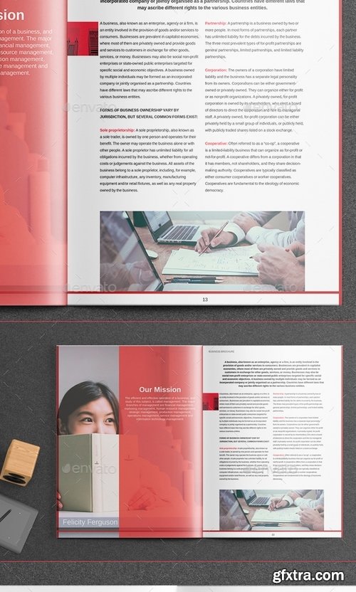 GraphicRiver - Royal Red Brochure 17509203