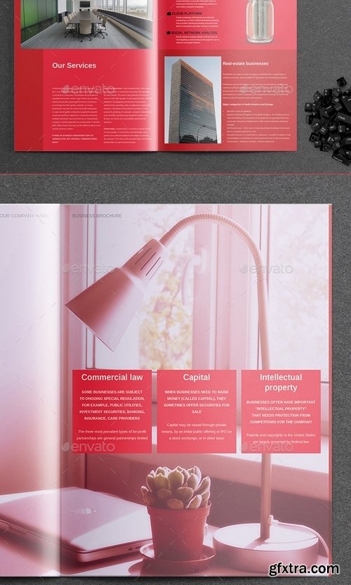 GraphicRiver - Royal Red Brochure 17509203