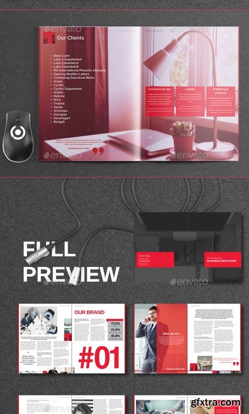 GraphicRiver - Royal Red Brochure 17509203