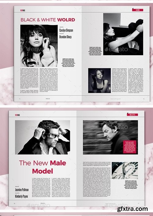 GraphicRiver - NOIR Magazine 18515084