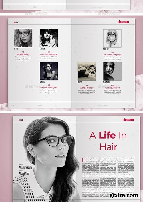 GraphicRiver - NOIR Magazine 18515084