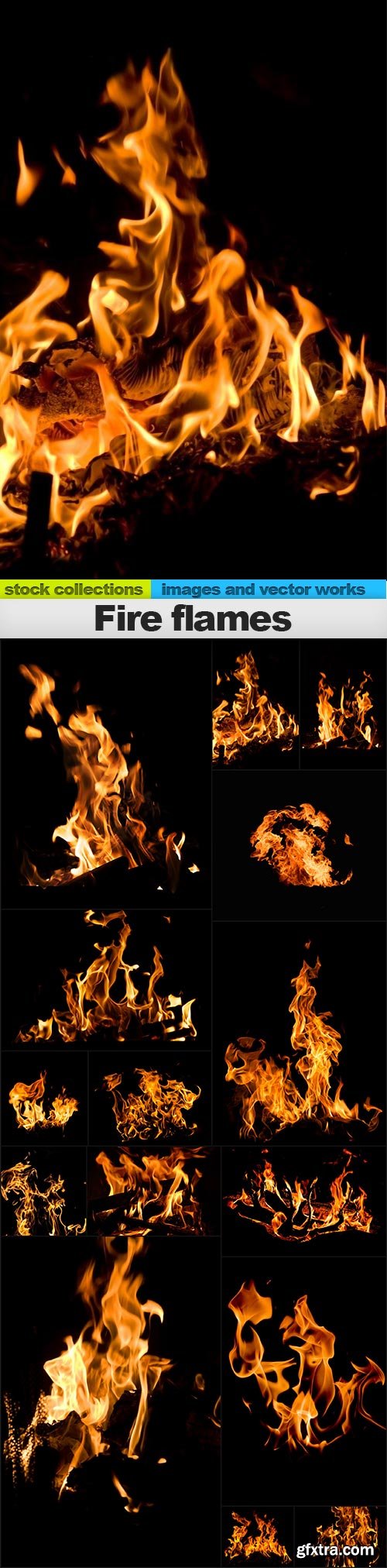 Fire flames, 15 x UHQ JPEG