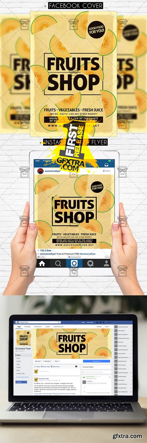 Fruits Shop - Premium Flyer Template