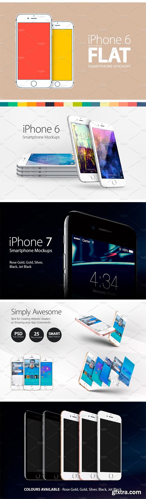 CM 1235170 - iPhone Mockups Bundle