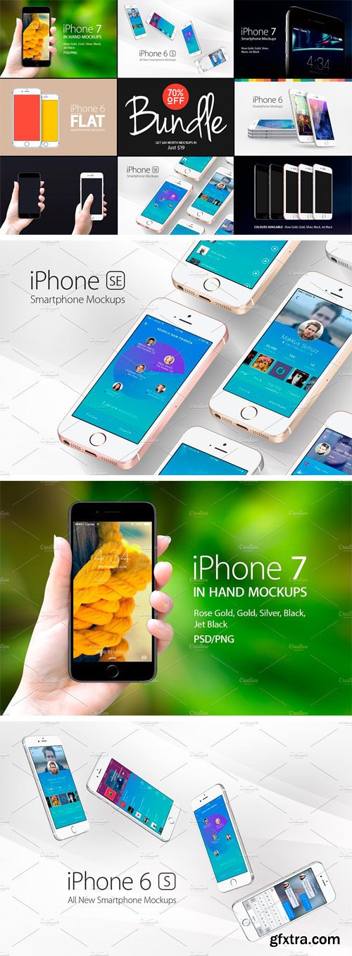 CM 1235170 - iPhone Mockups Bundle