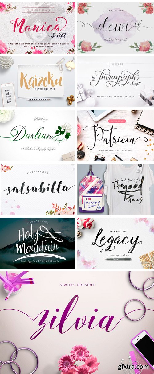 CM 1205125 - DELIGHTED FONTS BUNDLE