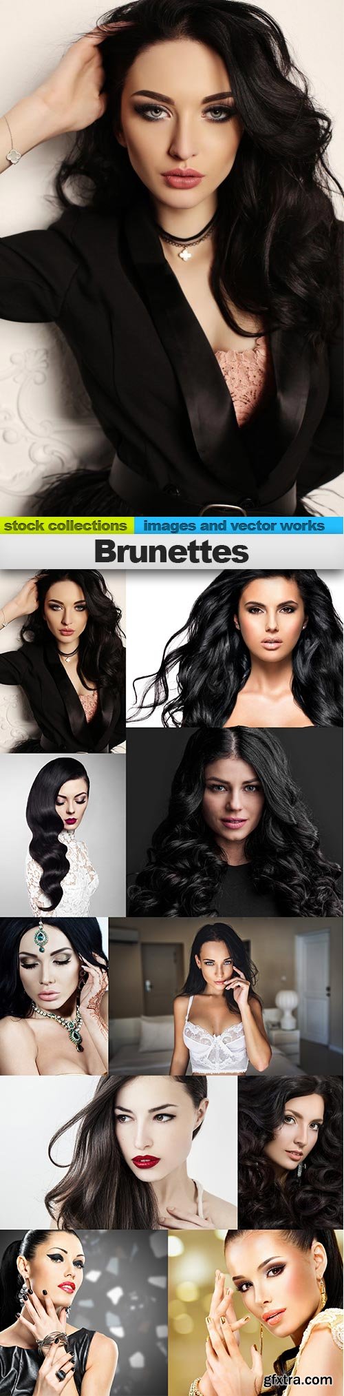 Brunettes, 10 x UHQ JPEG