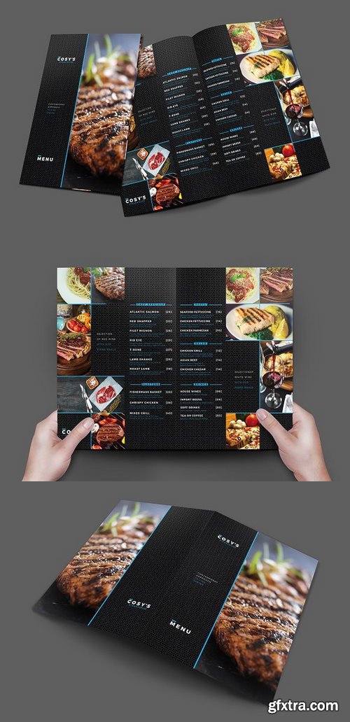 CM - Folding A3 Restaurant Template 944124