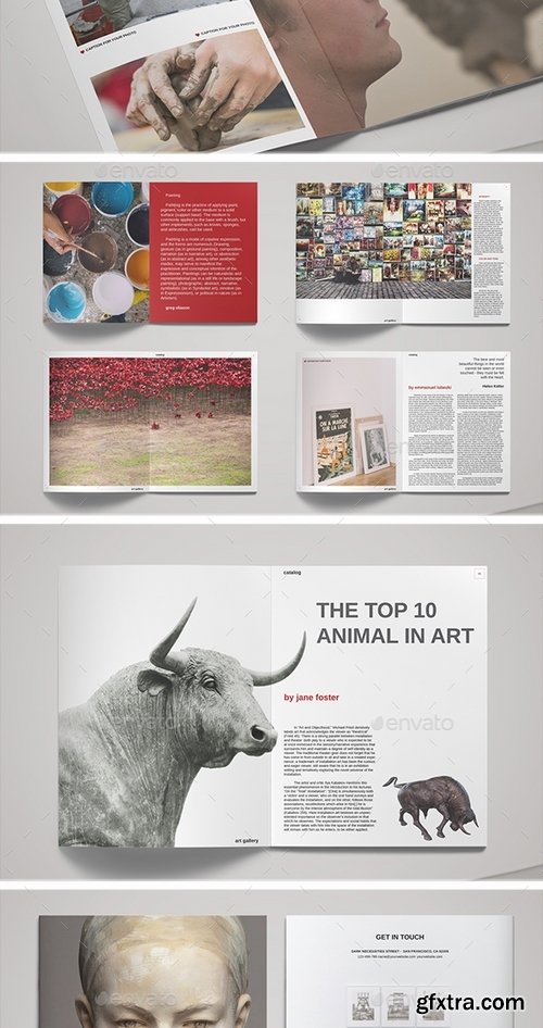 GraphicRiver - Art Gallery Exhibition Catalog 17647412