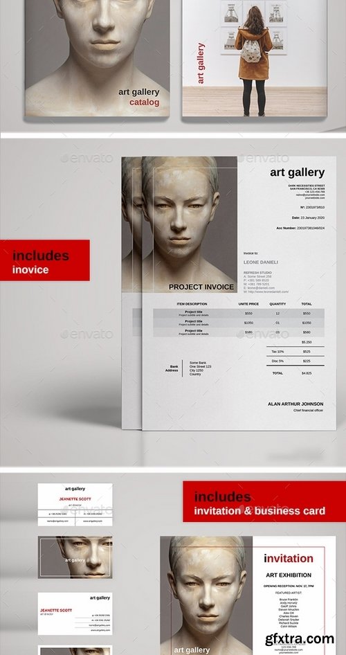 GraphicRiver - Art Gallery Exhibition Catalog 17647412