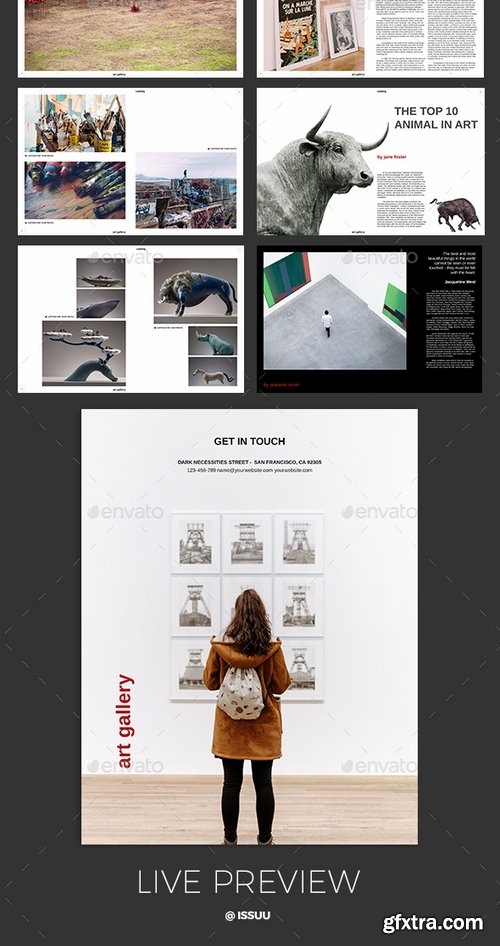 GraphicRiver - Art Gallery Exhibition Catalog 17647412